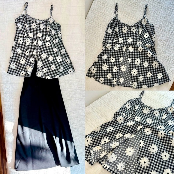 Vintage 90’s Y2K Daisy Crop Top - Picture 1 of 6